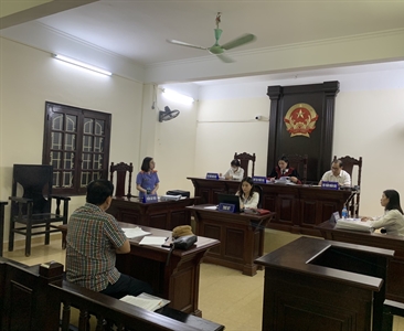 Viện KSND quận Hai Bà Trưng tổ chức phiên toà rút kinh nghiệm vụ án dân sự